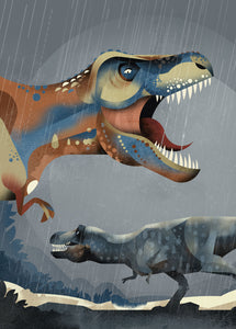 Dieter Braun ansichtkaart Tyrannosaurus 9999-0013623