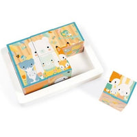 JANOD blokpuzzel Dieren 12mnd+ / 6 stks