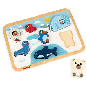 JANOD chunky puzzel Noordpool 18 mnd+