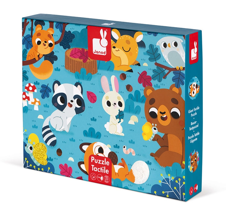 JANOD voelpuzzel bosdieren 3 jr+ / 20 stks