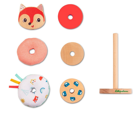 Lilliputiens stapeltoren vos Alice 9 mnd+