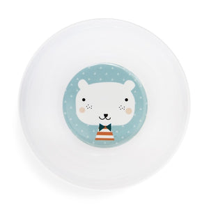 Petit Monkey melamine kom bear triangles