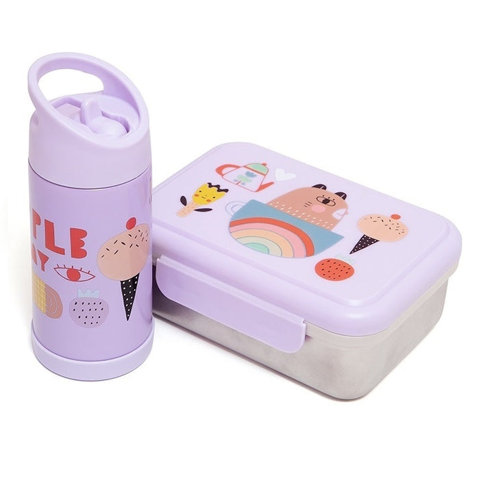 Petit Monkey drinkfles RVS apple of my eye