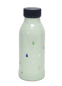 Petit Monkey thermosfles RVS drops green