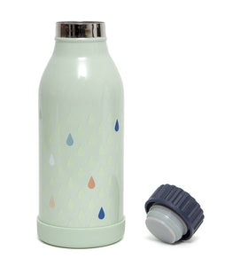 Petit Monkey thermosfles RVS drops green