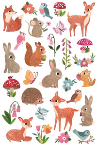 Petit Monkey tattoo's Woodland friends