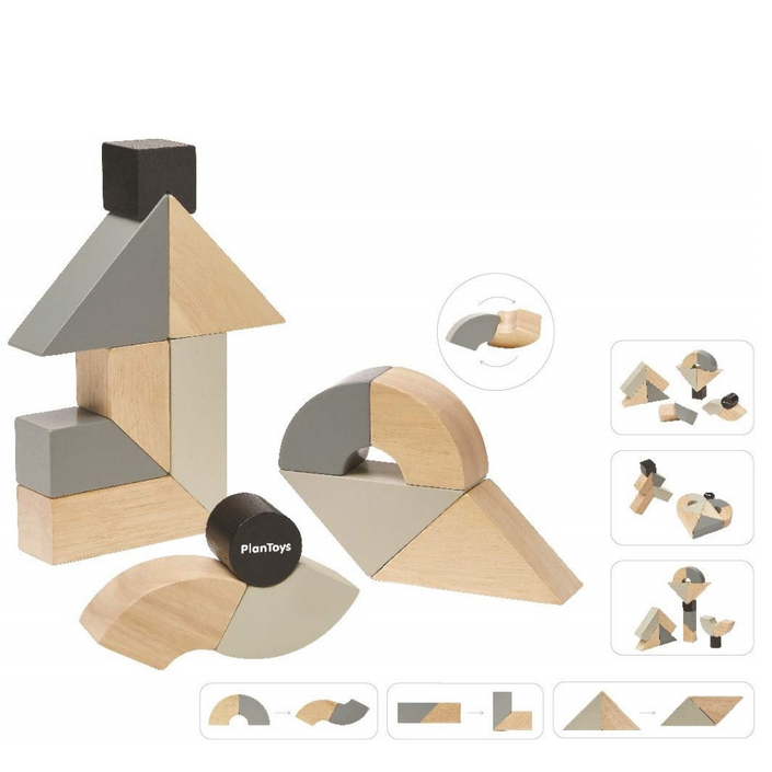 Plan Toys twisted blocks 2 jr+