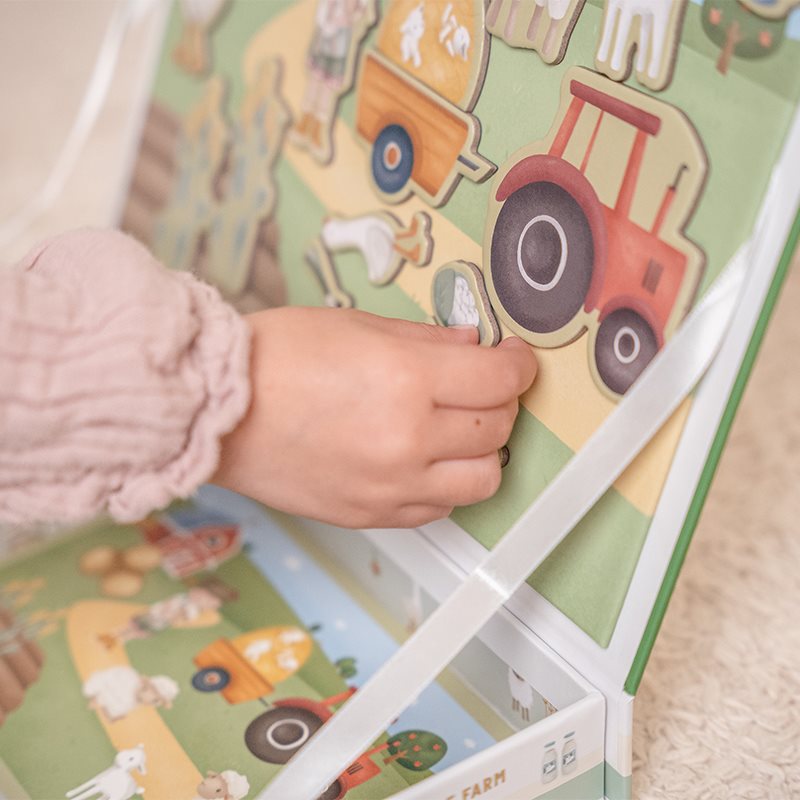 Little Dutch magneetboek Little farm 3 jr+ hout 