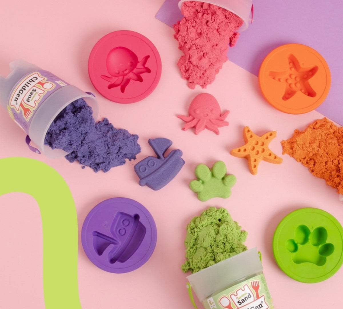 ChildGen speelzand roze 500g 3 jr+