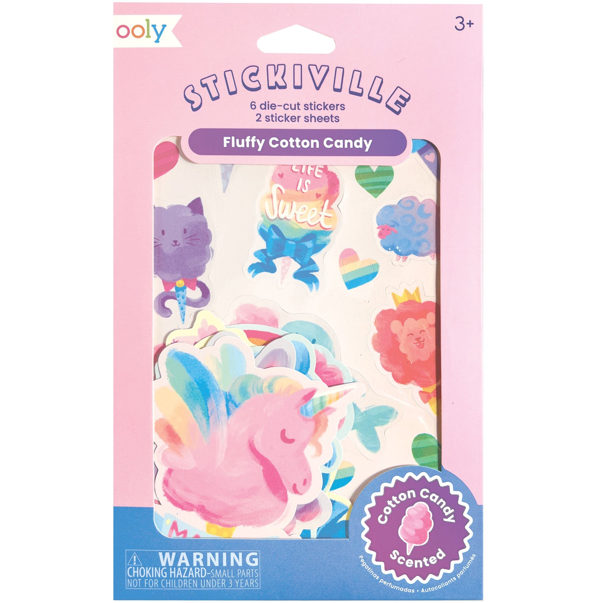 OOLY stickiville geurstickers Cotton Candy