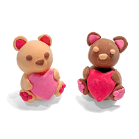 OOLY creatibles set Lovely bears 6 jr+