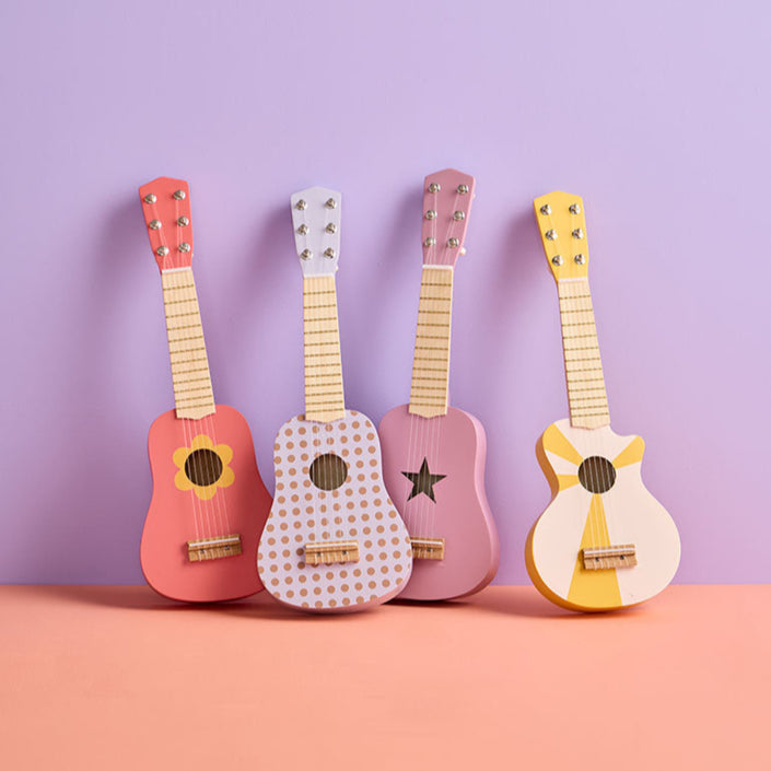 Kids Concept gitaar bloem roze1000951e