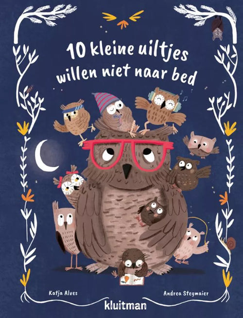 10 kleine uiltjes willen niet naar bed 3jr 9789020614565 a