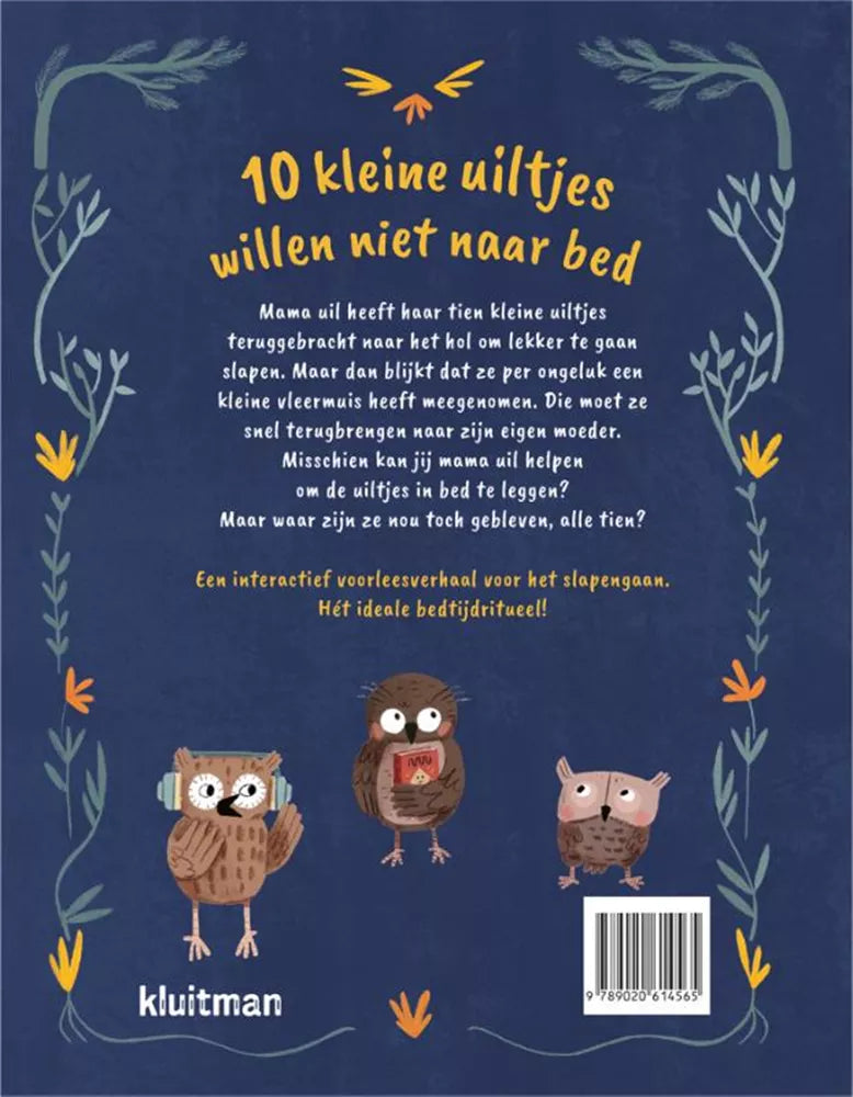 10 kleine uiltjes willen niet naar bed 3 jr+ kopen