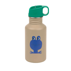 Lassig stainless steel drinkfles happy trails frog