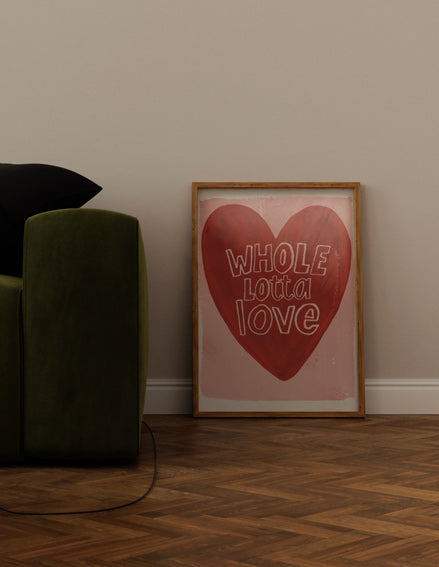 Studio loco poster Heart Wholelotta 50 x 70 cm kopen
