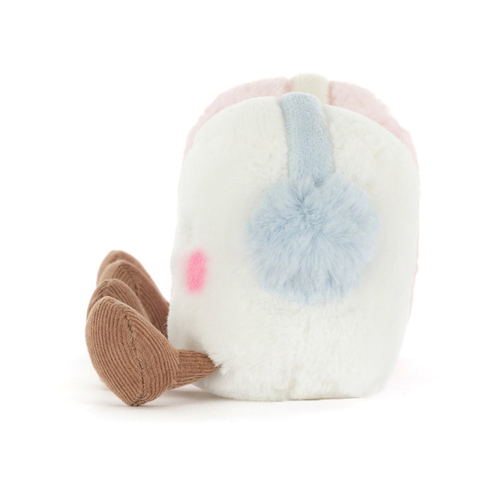 Jellycat amuseables Toastie pink and white marshmallows knuffel