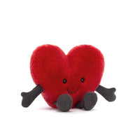 Jellycat knuffel Amuseable Red heart little A6REDH