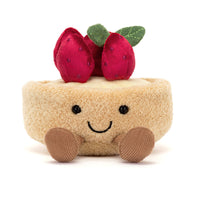 Jellycat knuffel Amuseables Fleurette Tarte Aux Fraises  A6TAF d