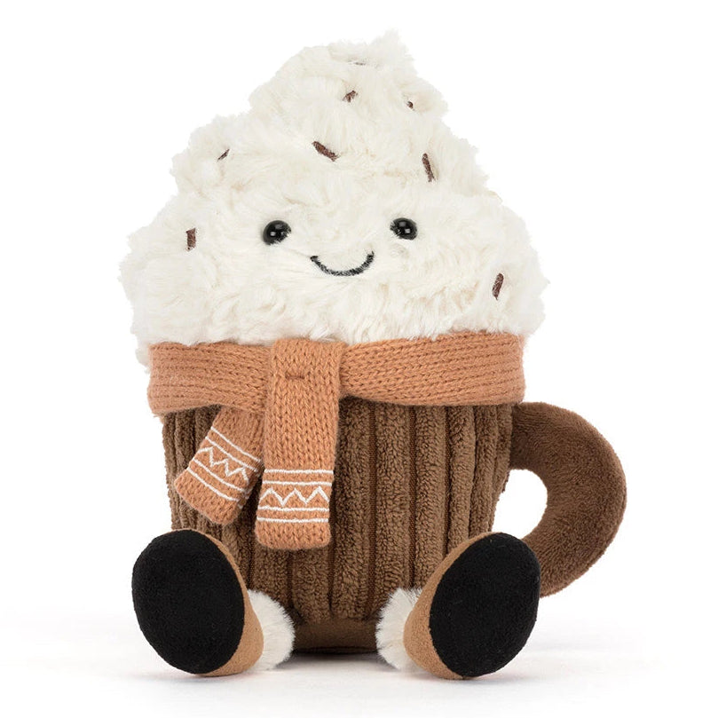 Jellycat knuffel Amuseables Scarffles Hot Chocolate kopen