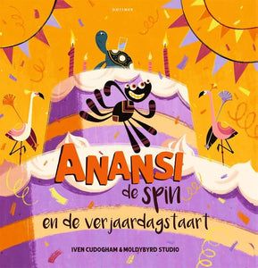 Anansi de spin en de verjaardagstaart 3jr 9789025777852 a