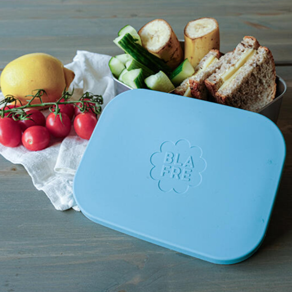 BLAFRE lunchbox stainless steel blue kopen