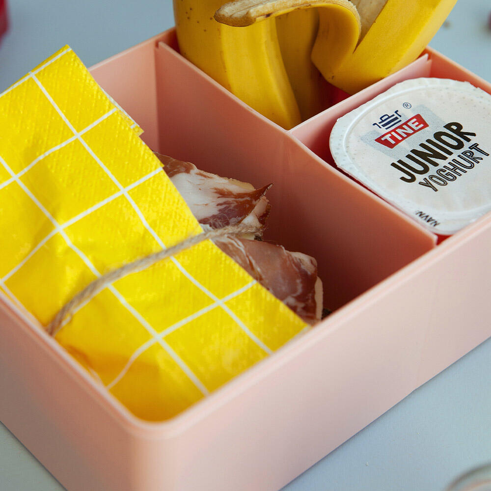 BLAFRE lunchbox sealife oranje lichtroze 7090015490302
