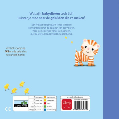 Babydieren - geluidenboek 1 jr+2