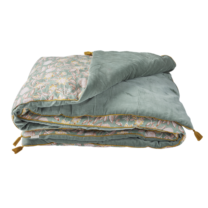 Bonheur du Jour sprei holi vert 90 x 200