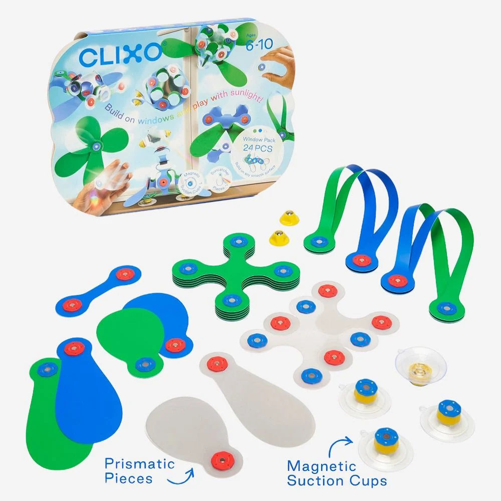 CLIXO window pack 24 pcs 6 jr+ kopen
