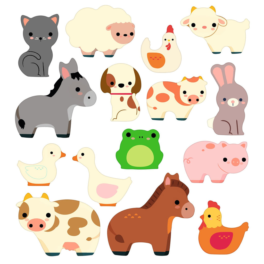 DJECO herbruikbare stickers boerderijdieren 18 mnd+ 3070900000995