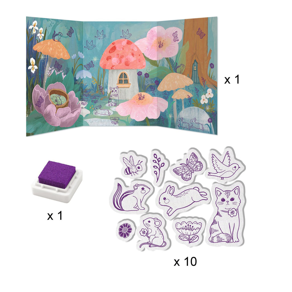 DJECO knutselset Fluffy box 6jr+ FSC karton/papier