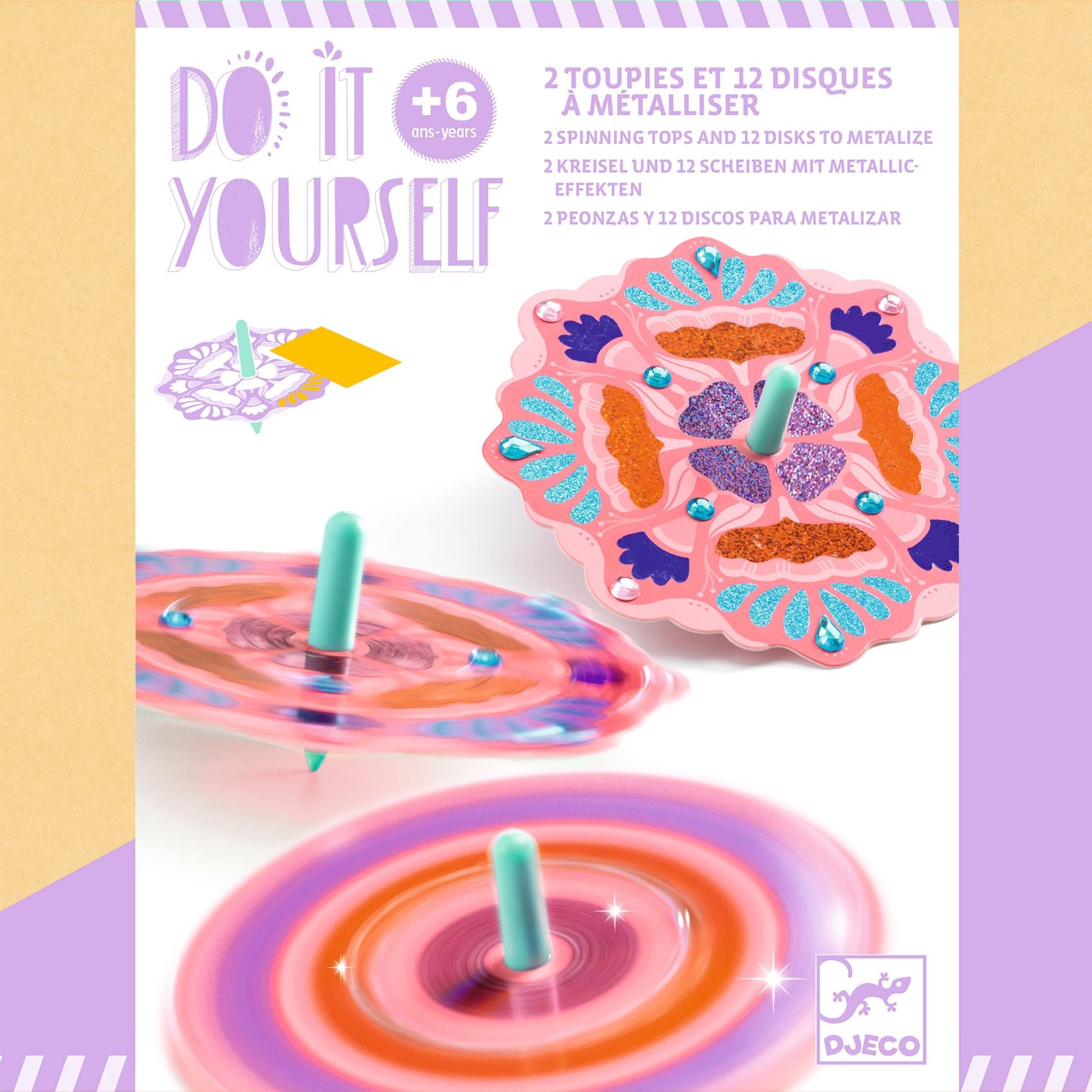 DJECO DIY flower power tollen maken 6 jr+