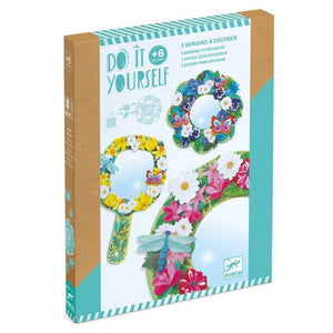 DJECO DIY spiegels maken Pretty flowers 6 jr+