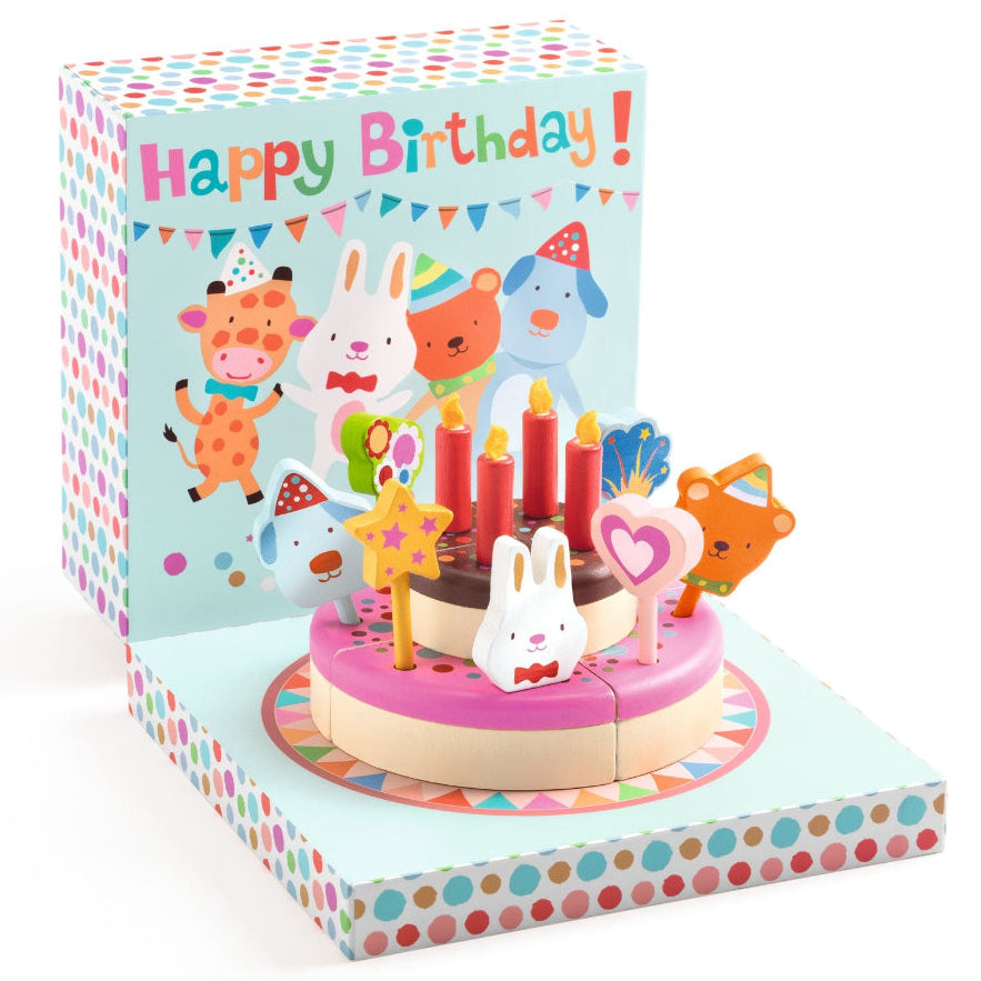 DJECO happy birthday verjaardagstaart 3 jr+