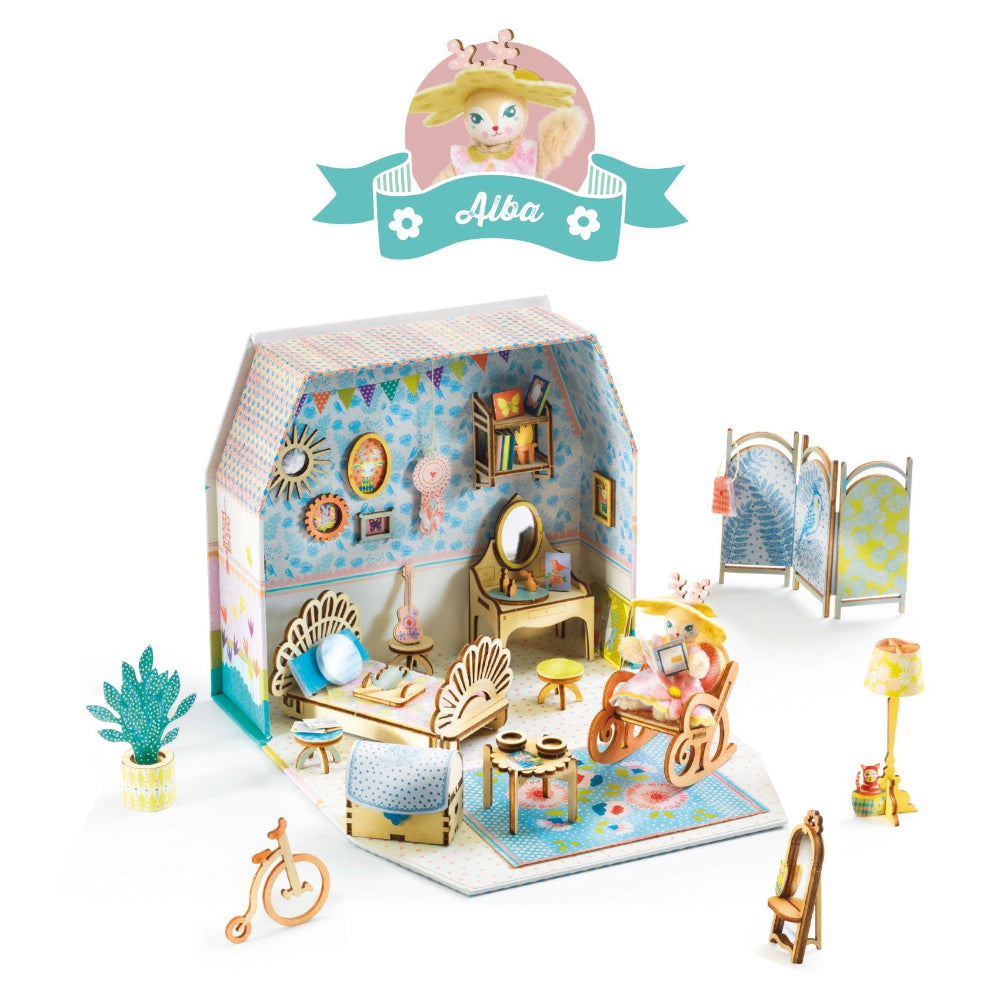 DJECO knutselset Mijn Huis Alba 8jr+DJ08030b