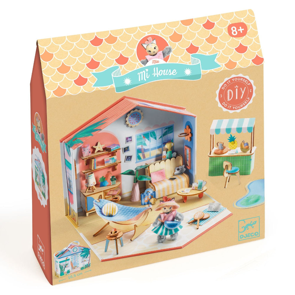 DJECO knutselset Mijn Huis Mia 8jr+DJ08034