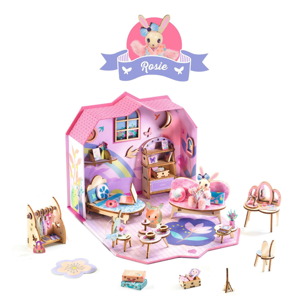 DJECO knutselset Mijn Huis Rosie 8jr+DJ08033b