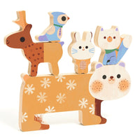 DJECO puzzel Woody Stack 12 mnd+DJ01090c