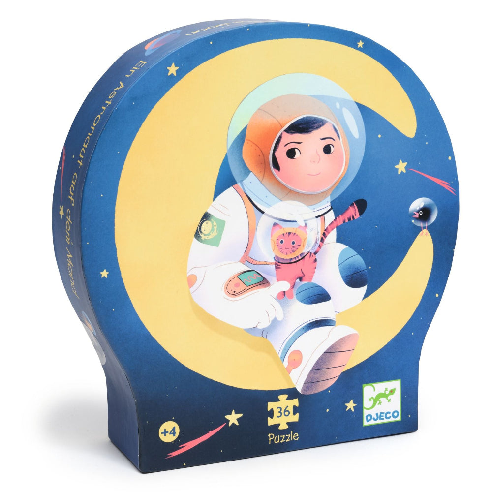 DJECO puzzel astronaut op de maan 4jr 36stks 3070900073012 a