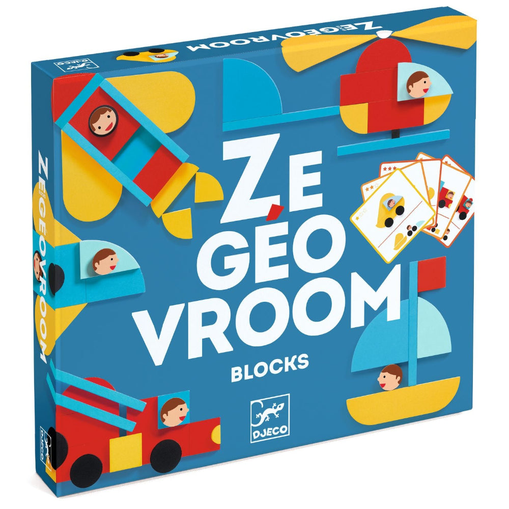 DJECO tangram puzzel Ze geo vroum 3 jr+