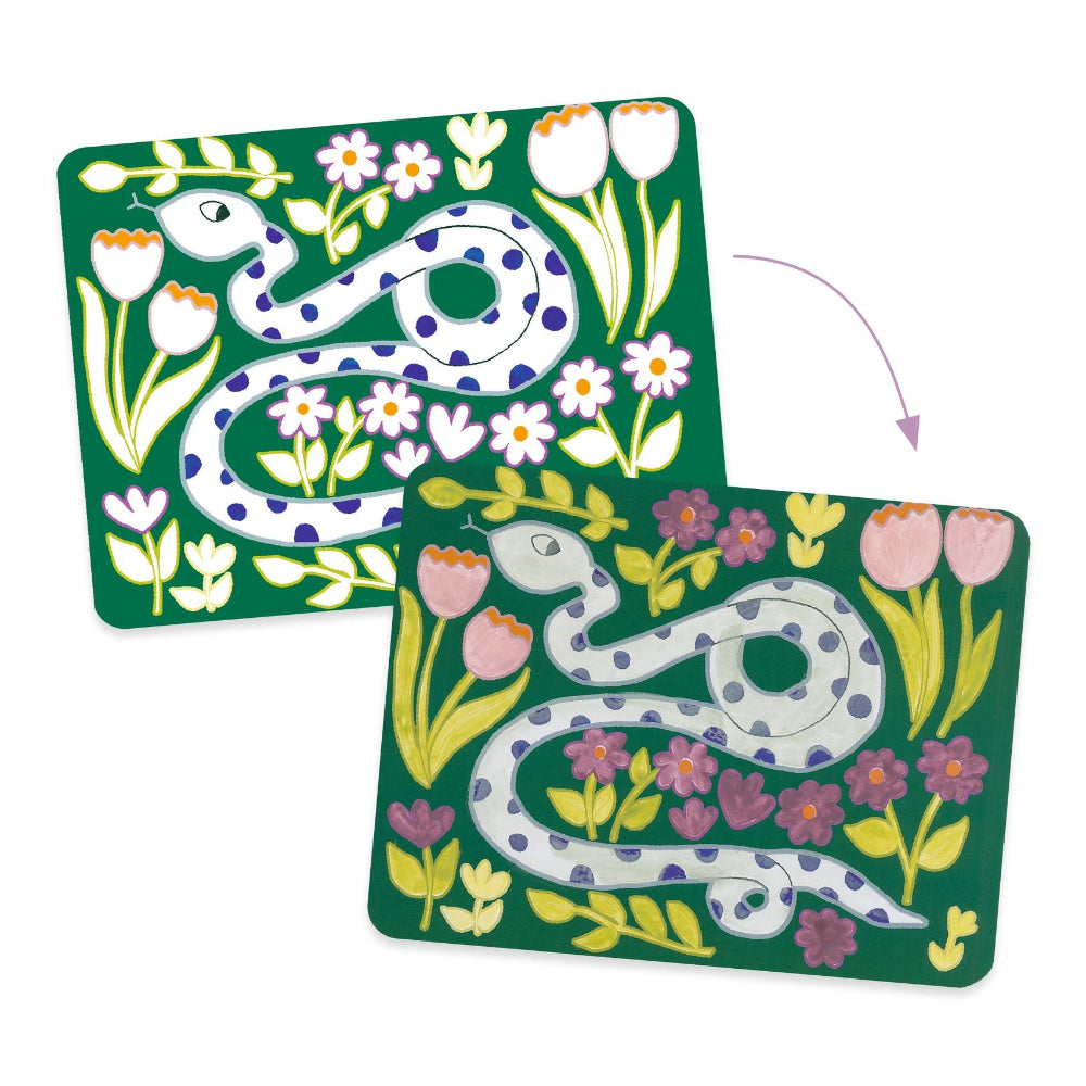 DJECO verfset met palet Wild ones 3 jr+