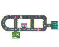 DJECO vloerpuzzel autoweg Crazy Motors 3 jr+DJ05498f