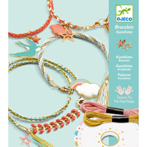 DJECO armbandjes maken Kumihimo celeste 8 jr+