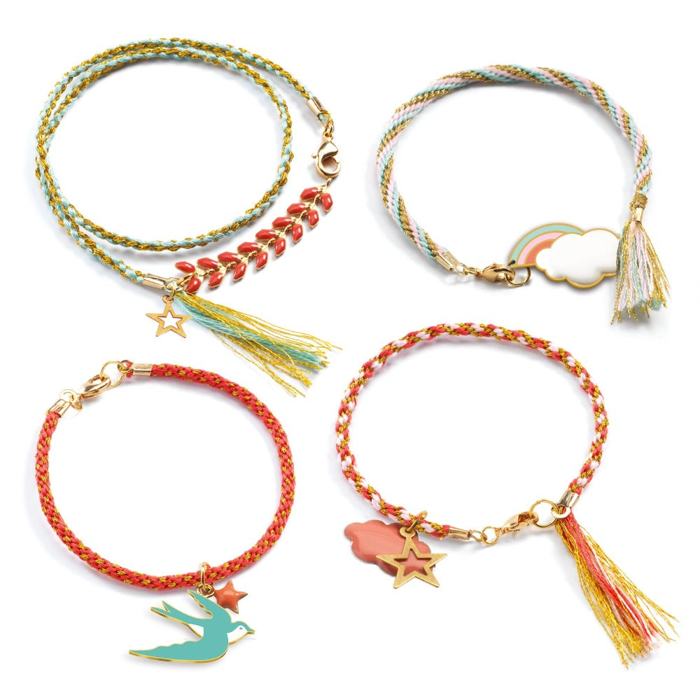 DJECO armbandjes maken Kumihimo celeste 8 jr+ 3070900098183
