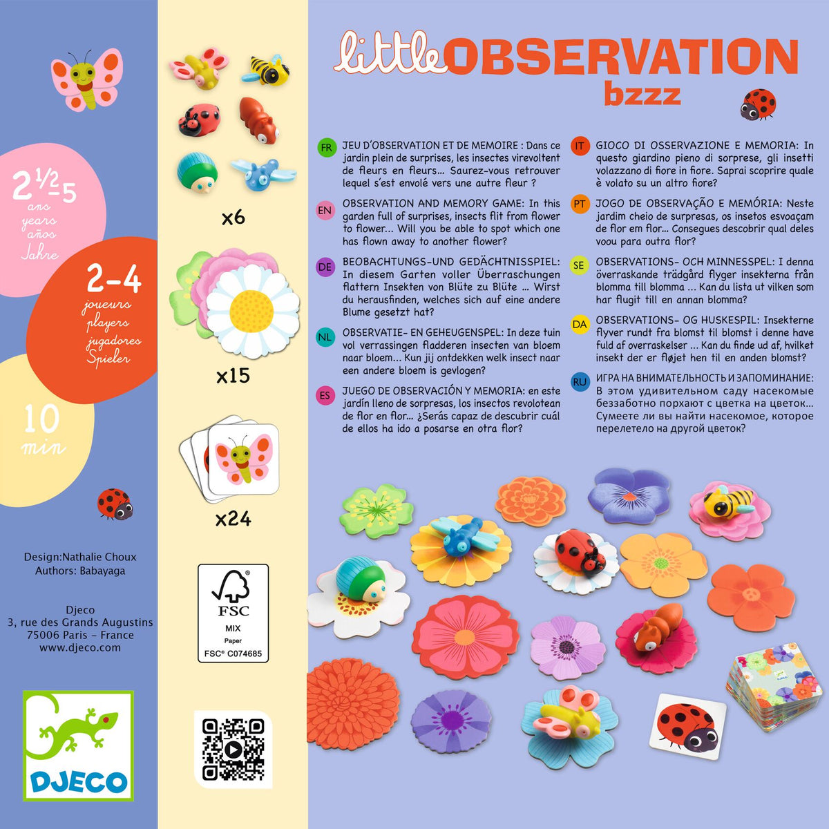 DJECO bordspel little observation Buzz 2 jr+