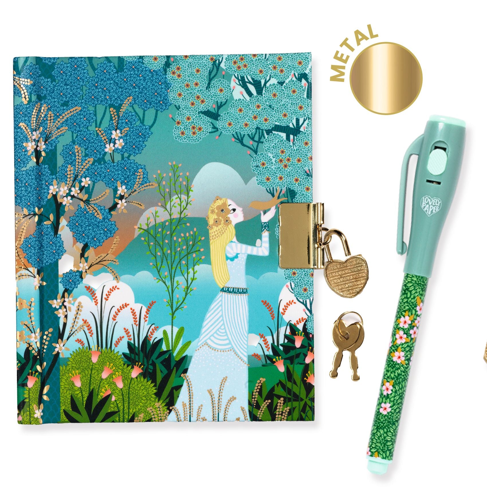 DJECO dagboek slot en magische pen Charlotte small