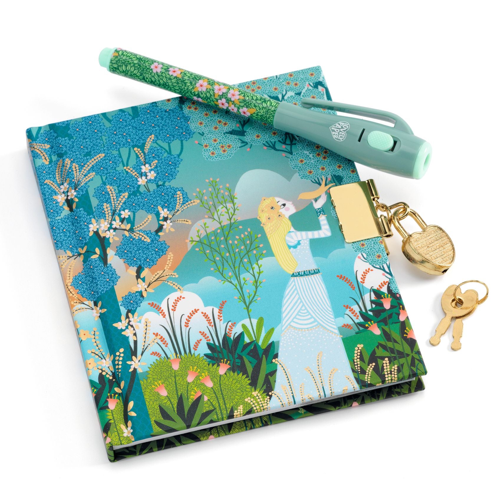 DJECO dagboek slot en magische pen Charlotte small
