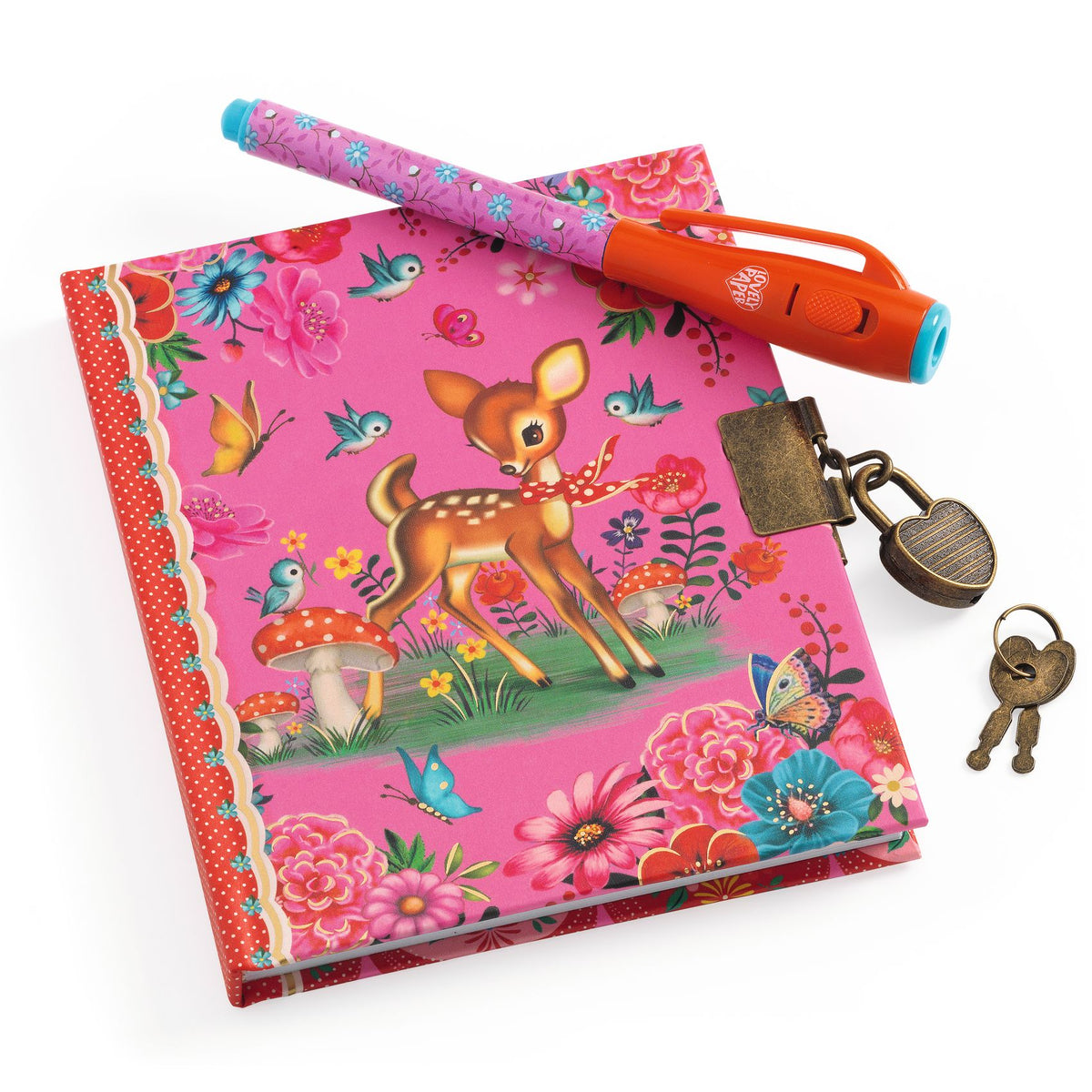 DJECO dagboek slot en magische pen Fiona small