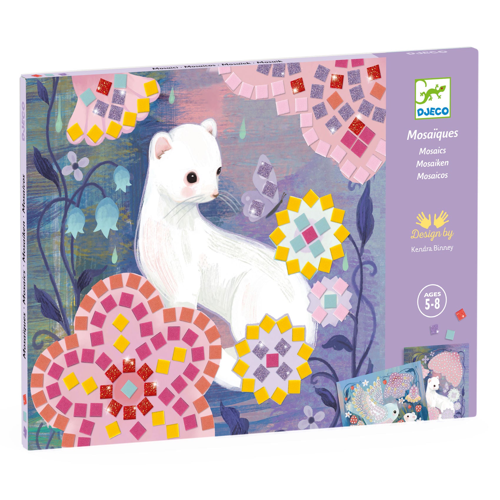 DJECO glitter mozaiek woodland 4 jr+